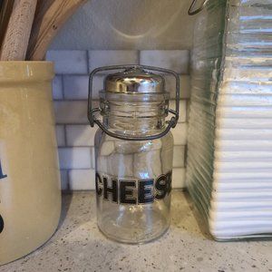 Vintage Wheaton Glass Cheese Shaker